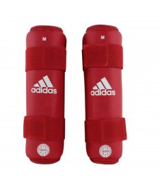 Paratibia Kick Pro Adidas vinile rosso WAKO