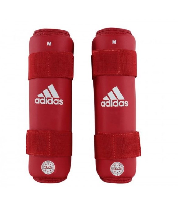 Paratibia Kick Pro Adidas vinile rosso WAKO