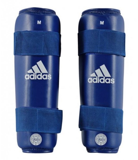 Paratibia Kick Pro Adidas vinile blu WAKO