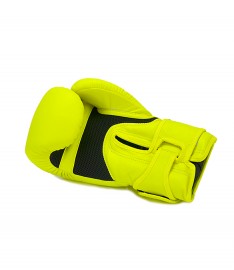 Guanto Top King Double Lock Giallo Neon - in pelle -