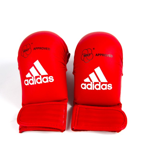 Guanti Karate - Guantini Adidas Karate senza pollice Rosso -