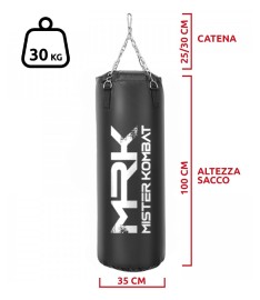 Sacco boxe MisterKombat 30 kg