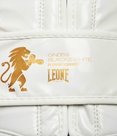 Boxe - Guantoni Leone Black&White Bianco GN059