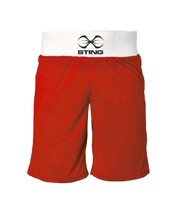 Pantaloncini boxe - Pantalone Boxe Sting Uomo Rosso