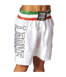 Abbigliamento - Pantaloncino Boxe Leone AB733 Bianco