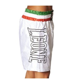 Abbigliamento - Pantaloncino Boxe Leone AB733 Bianco